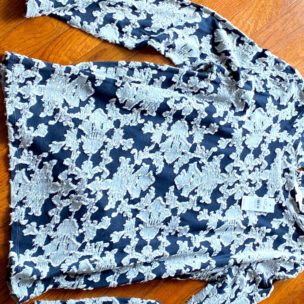 Loft Blue Long-sleeve Shirt